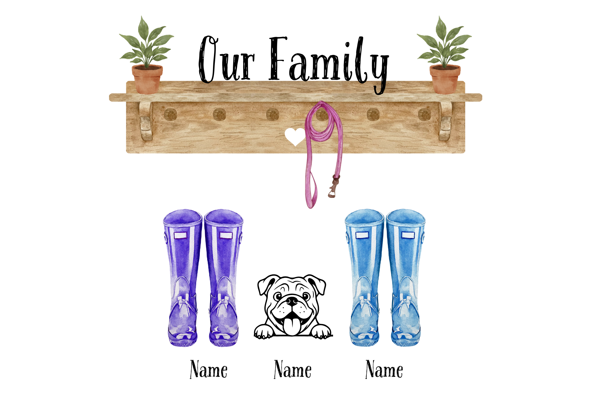 A4 Family Print (Print Only)