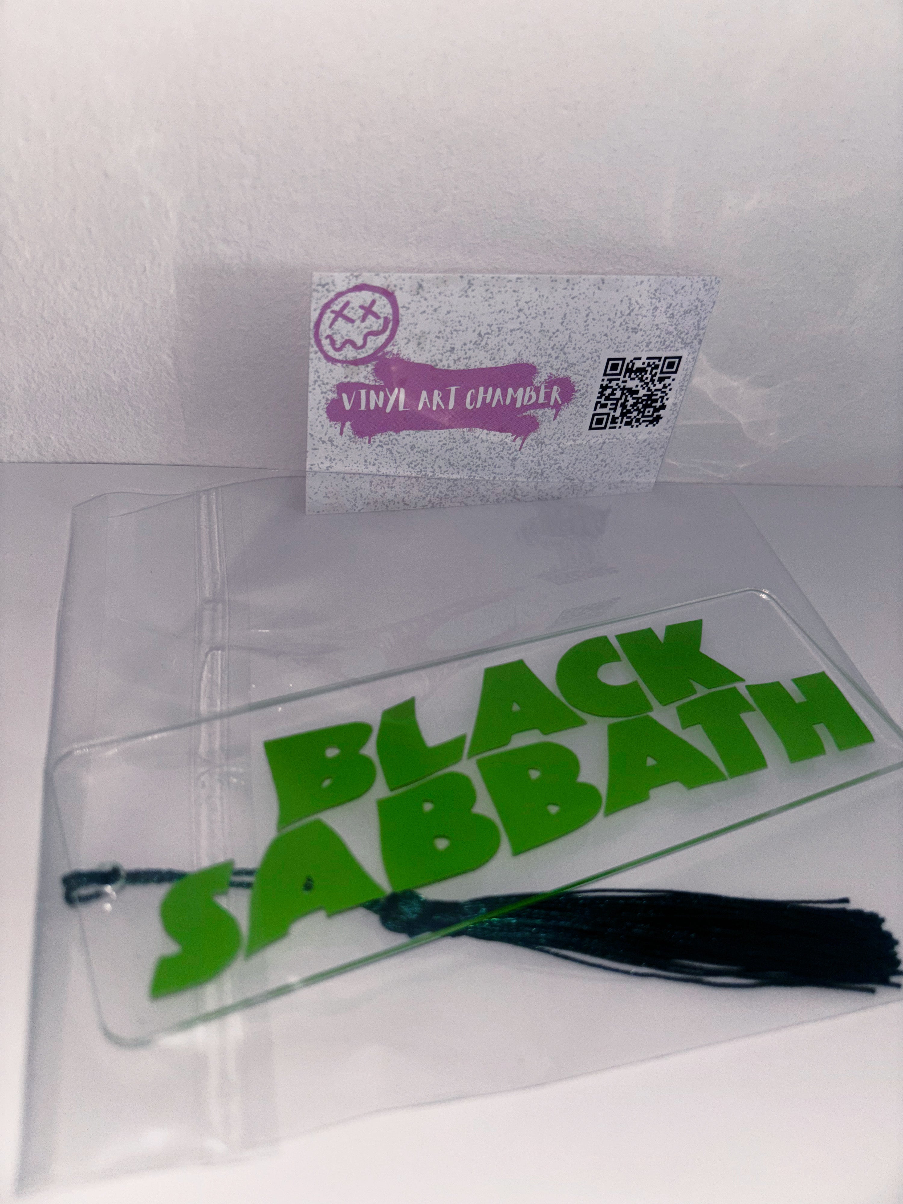Acrylic Black Sabbath Bookmark - Light Green