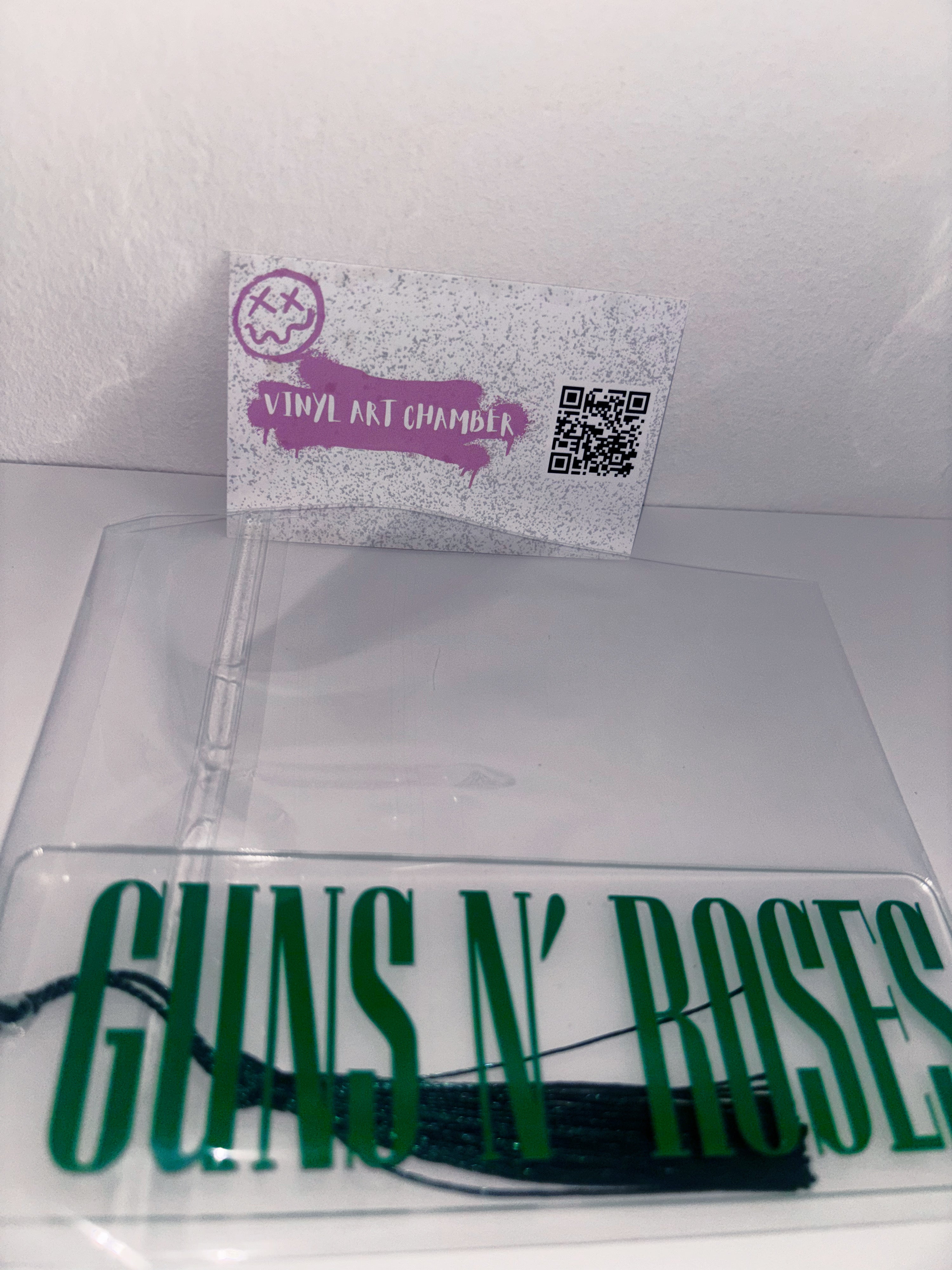 Acrylic Guns N Roses Bookmark - Dark Green