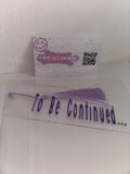 Acrylic To Be Continued Bookmark - Light Purple Tassel