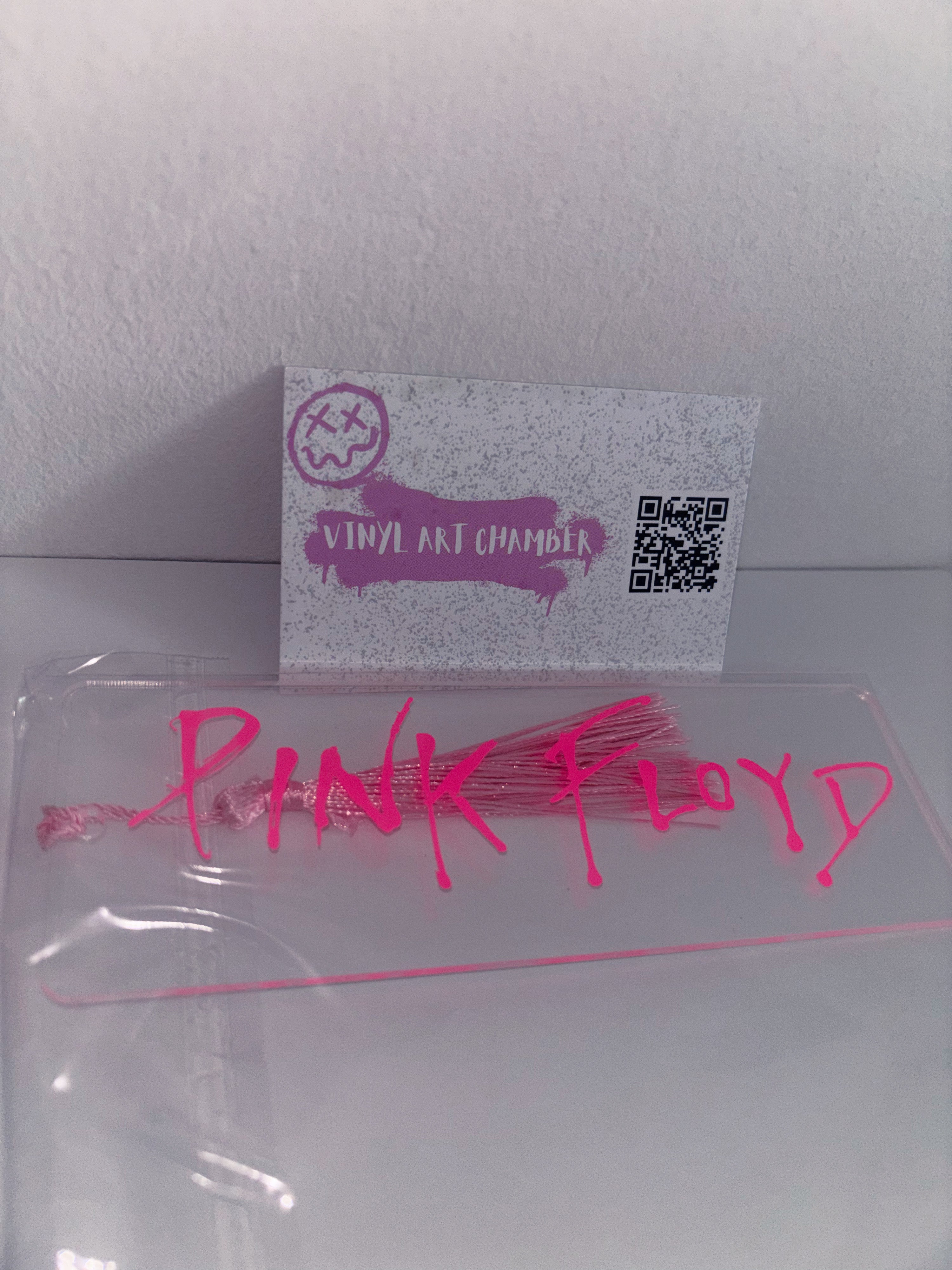 Acrylic Pink Floyd Bookmark - Pink
