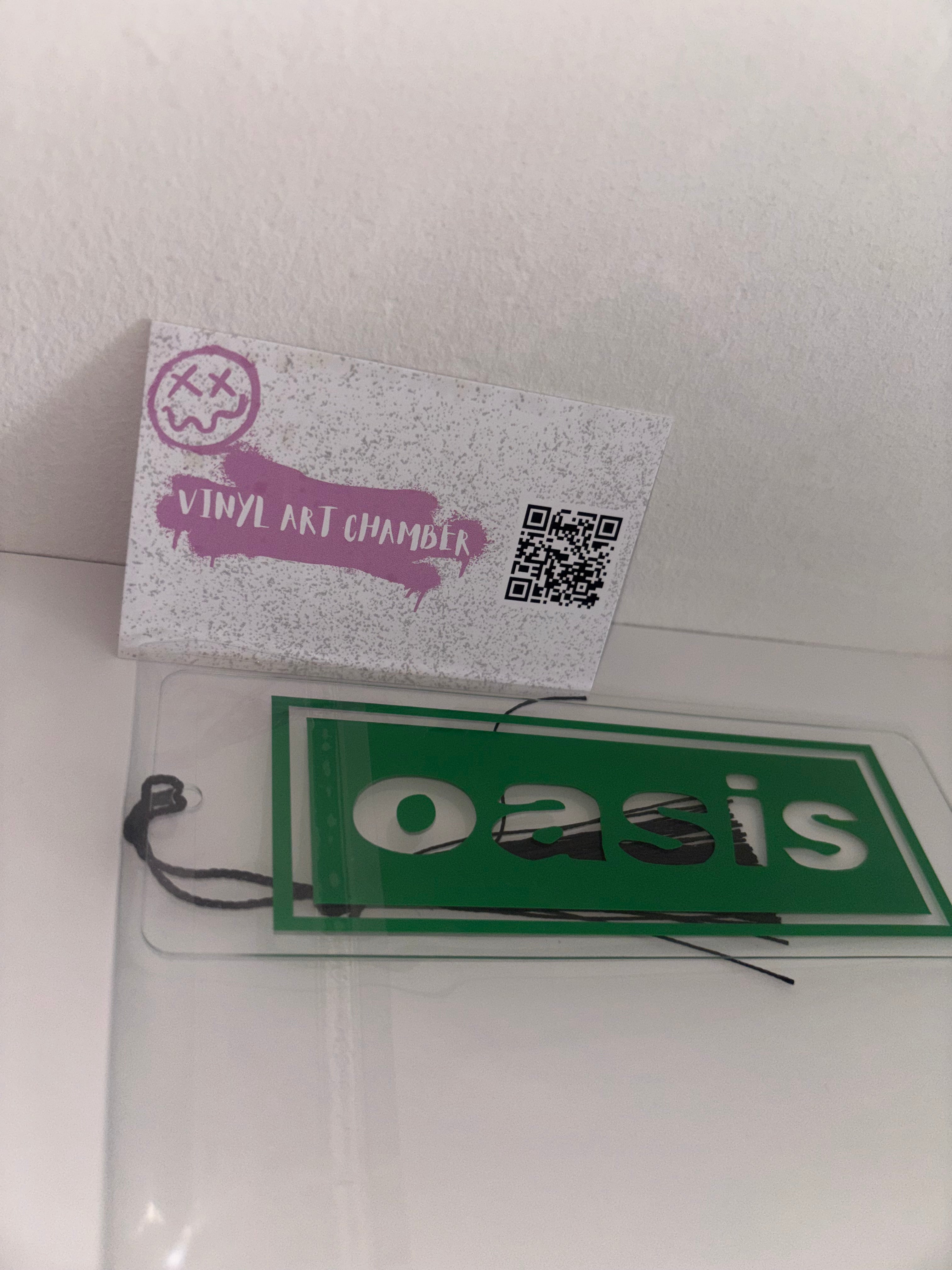 Acrylic Oasis Bookmark - Green