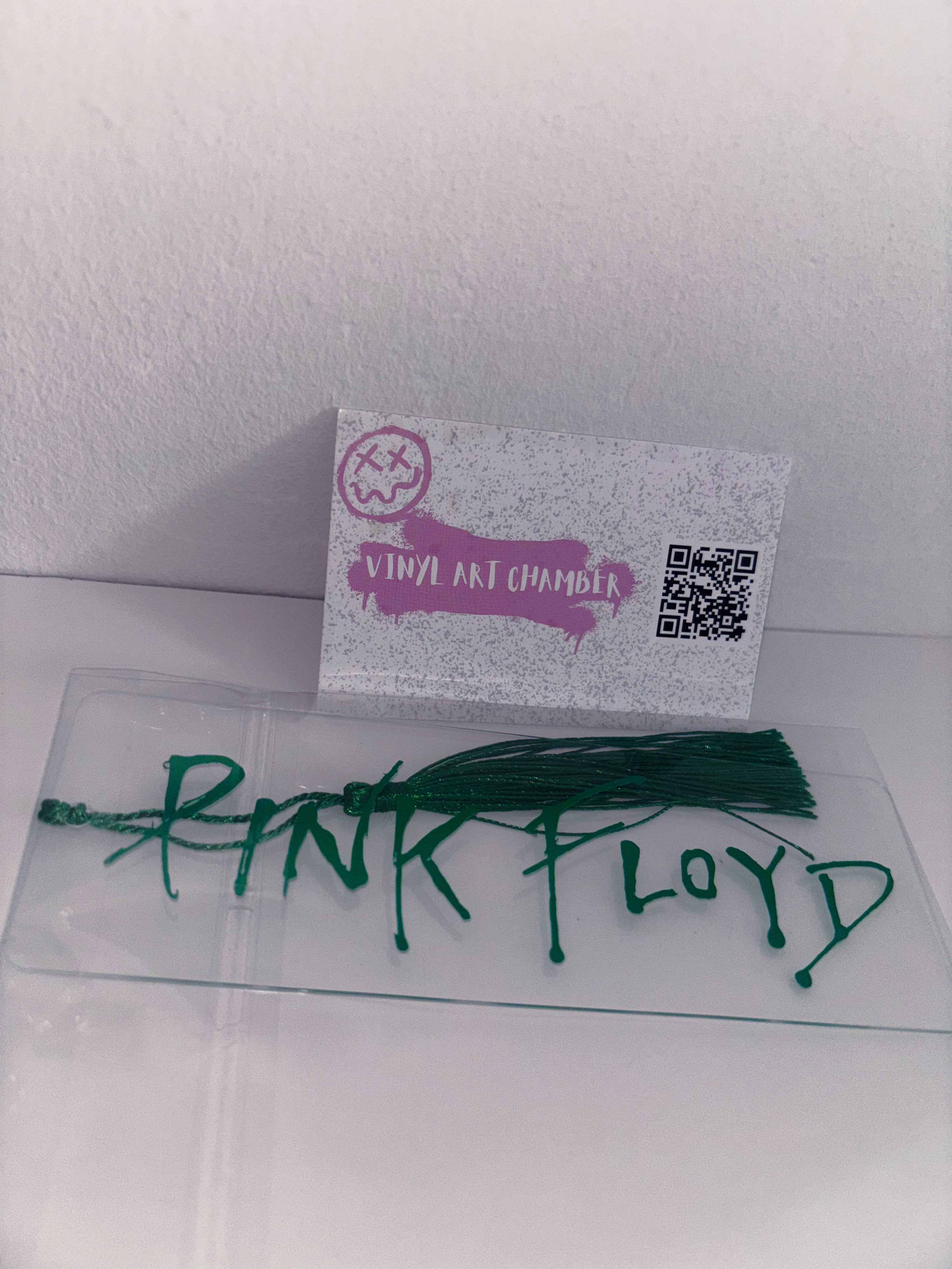 Acrylic Pink Floyd Bookmark - Dark Green