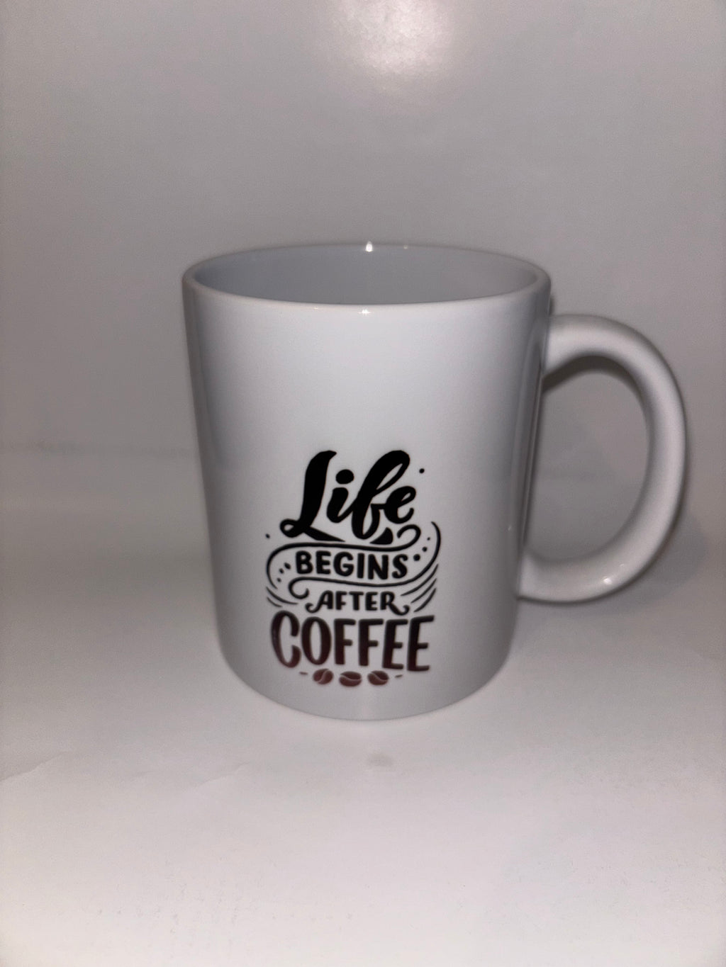 Mug 11 - Life Begins After Coffee (Imperfect) 11oz