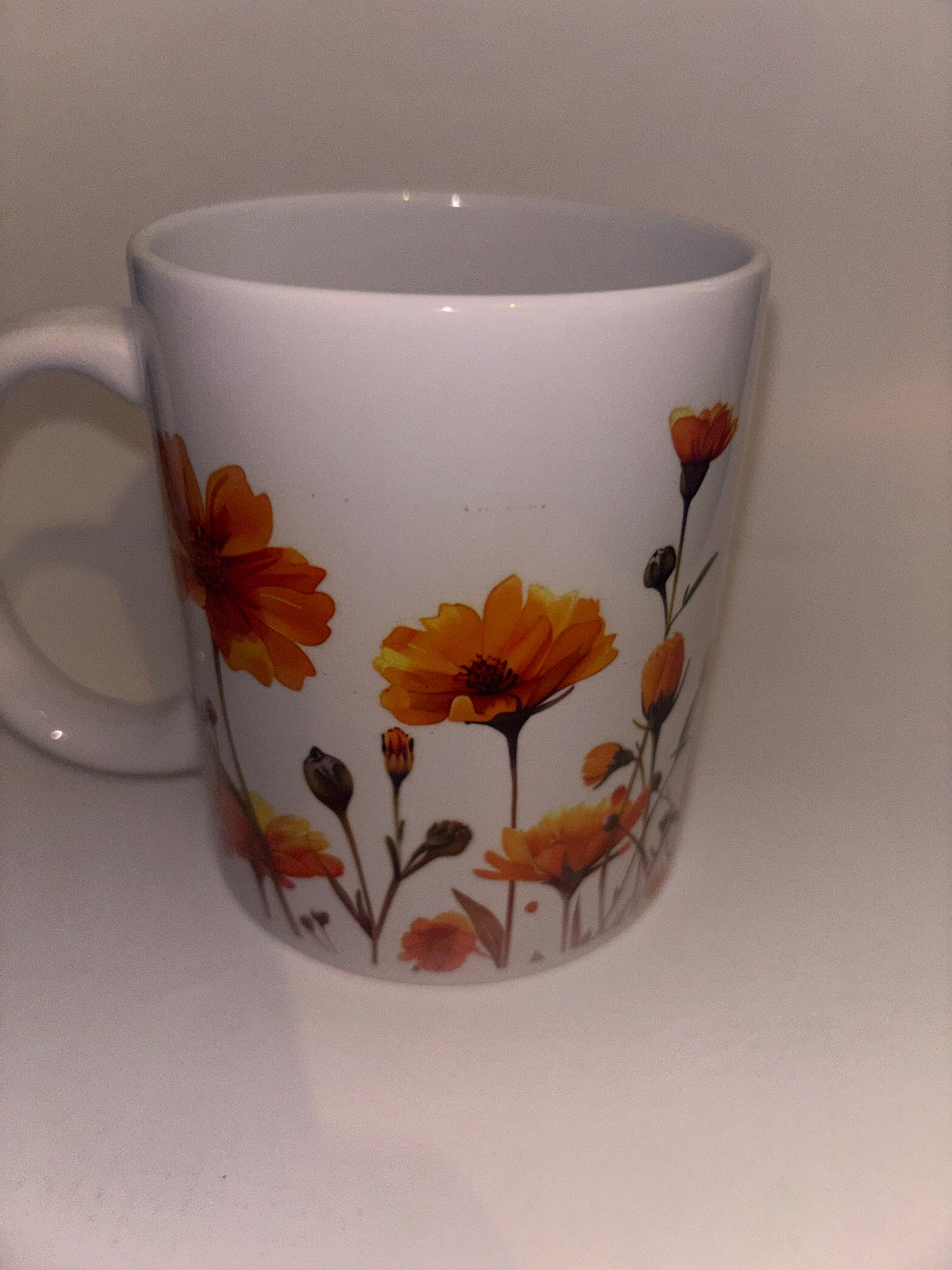 Mug 20 - Floral Mug (Imperfect) 11oz