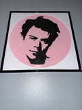 39) Harry Styles Framed Vinyl Art 12"
