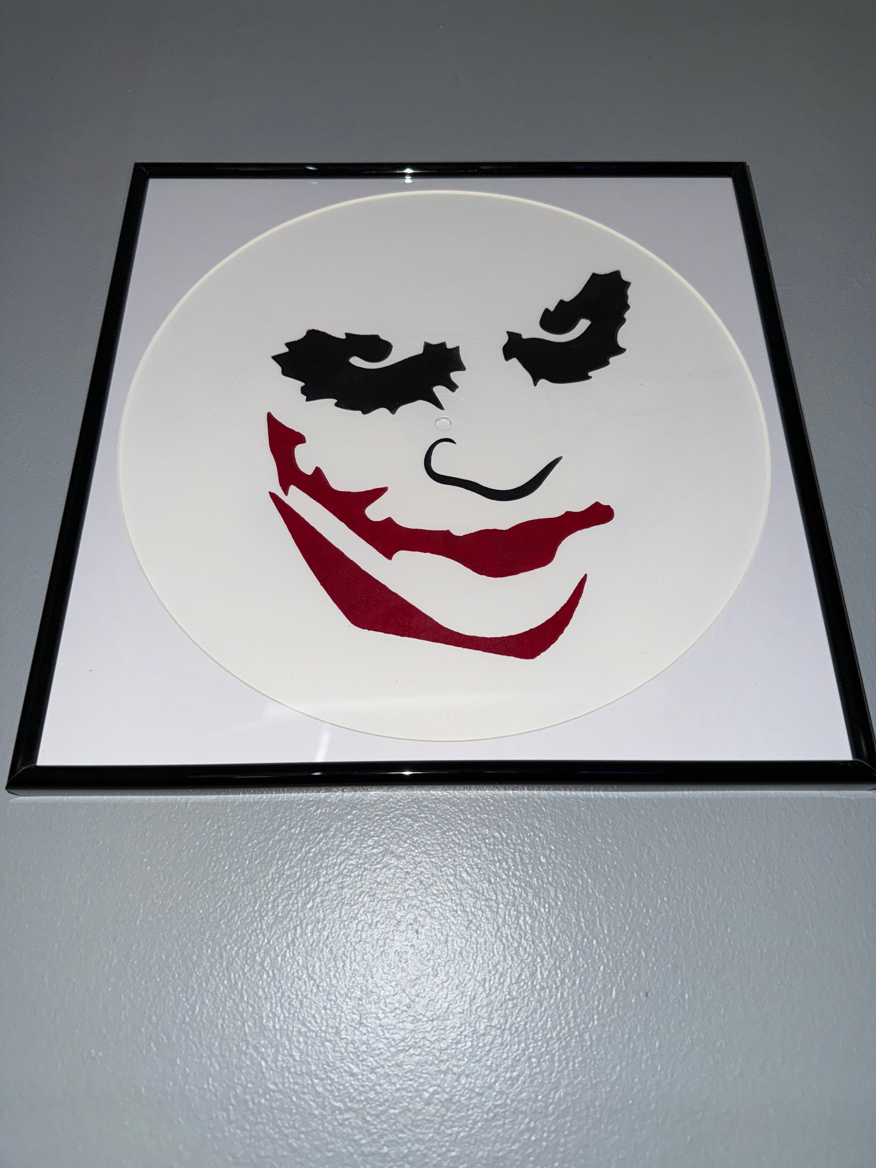 44) The Joker Framed Vinyl Art 12”