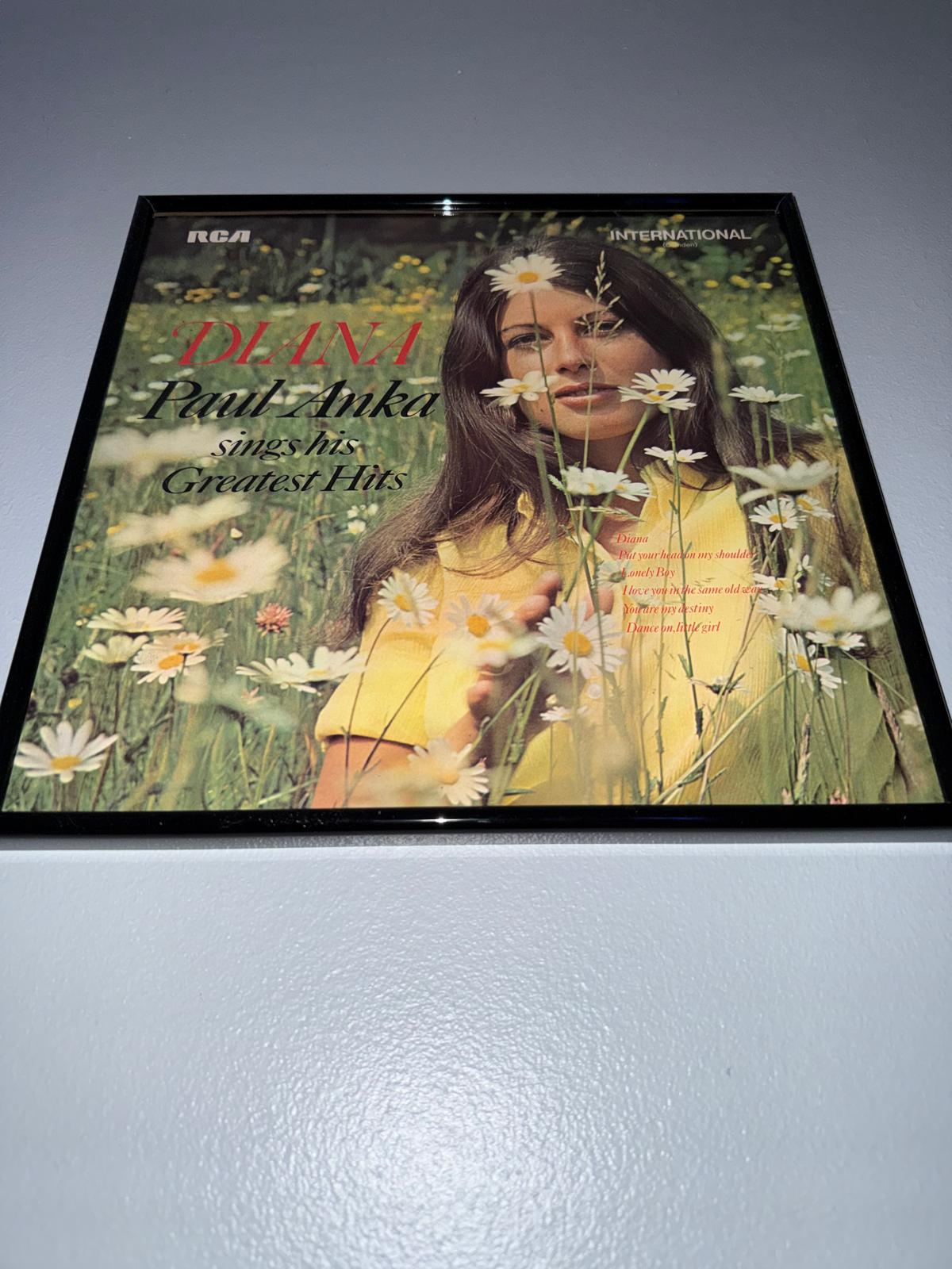 ‘Paul Anna’ Original Record Sleeve Framed