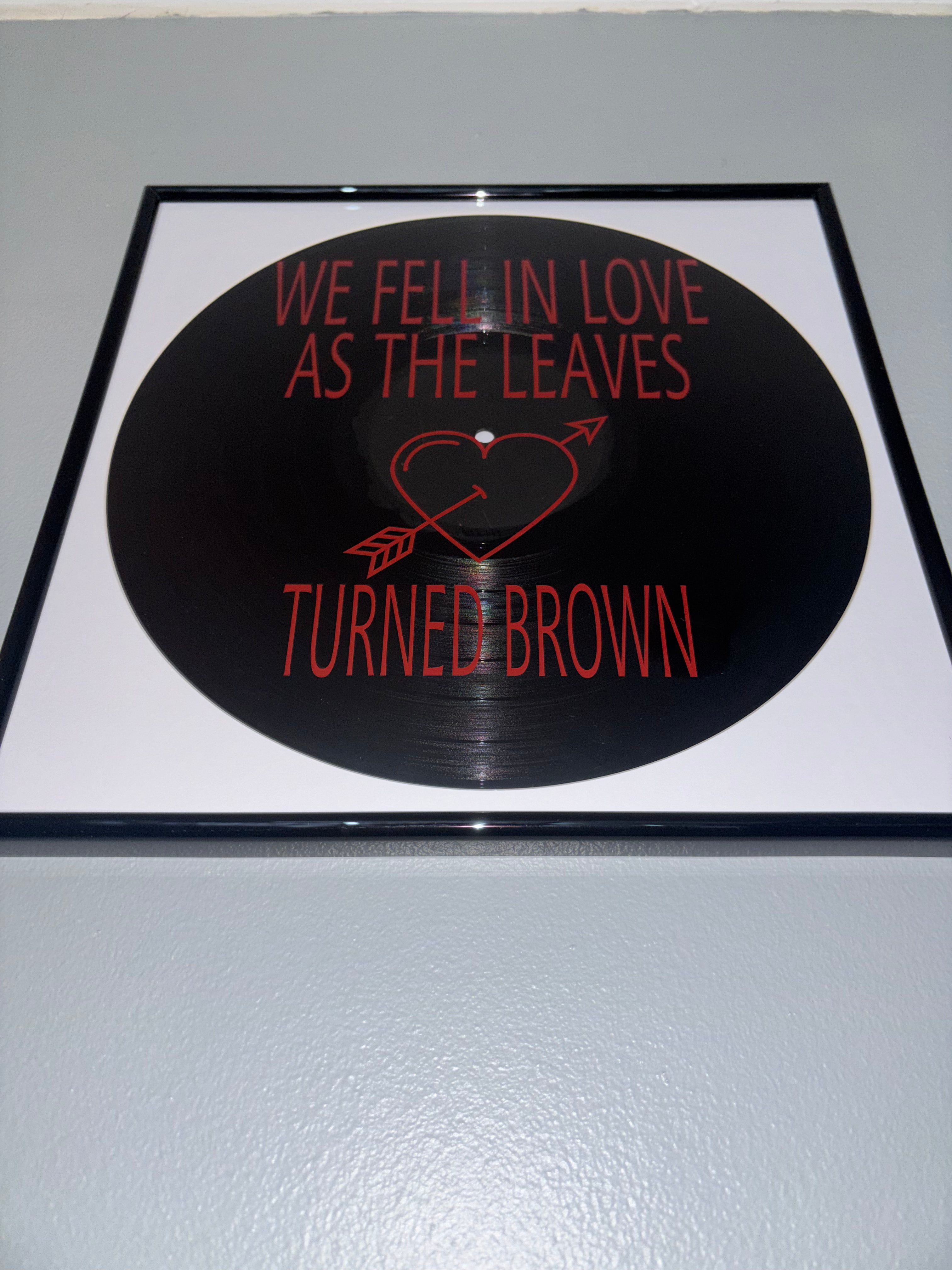 63) Calvin Harris - Summer Framed Vinyl Art 12”