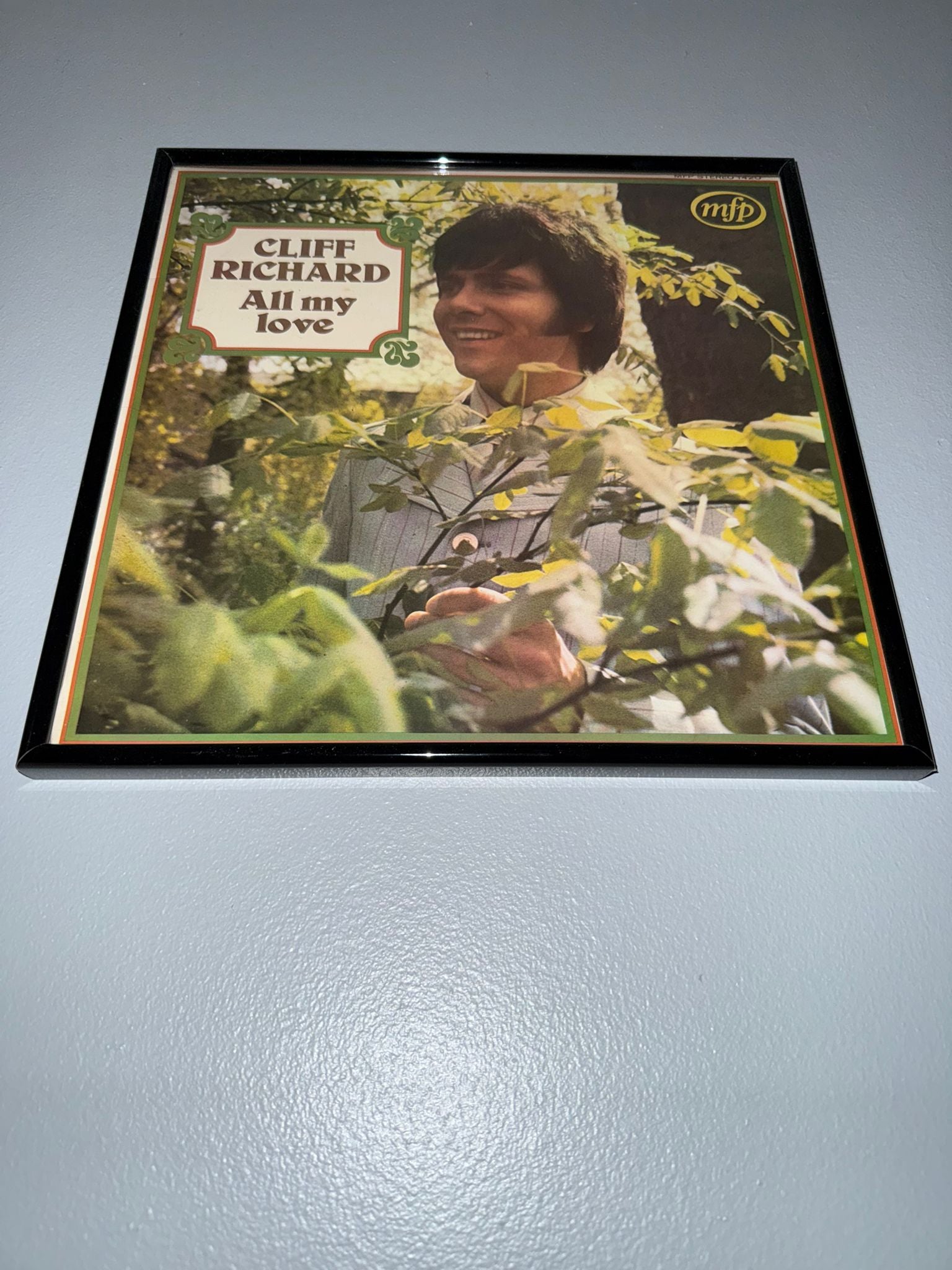 ‘Cliff Richard’  Original Record Sleeve Framed