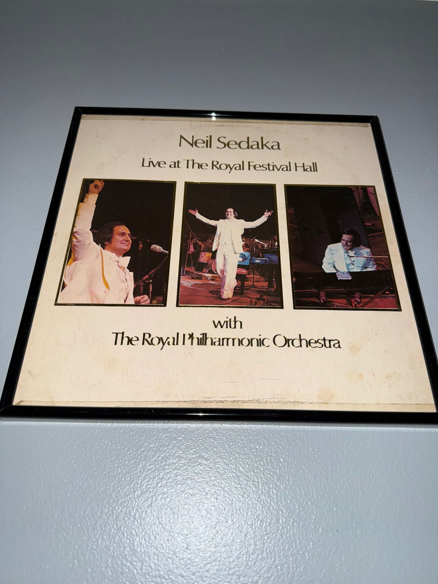 ‘Neil Sedaka’ Original Record Sleeve Framed