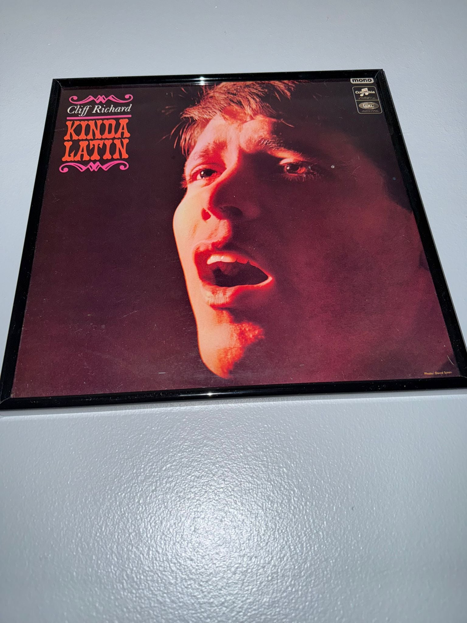 ‘Cliff Richard’  Original Record Sleeve Framed