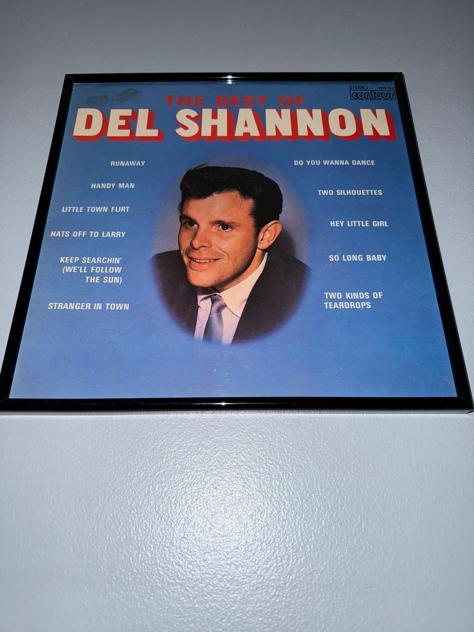‘Del Shannon’ Original Record Sleeve Framed