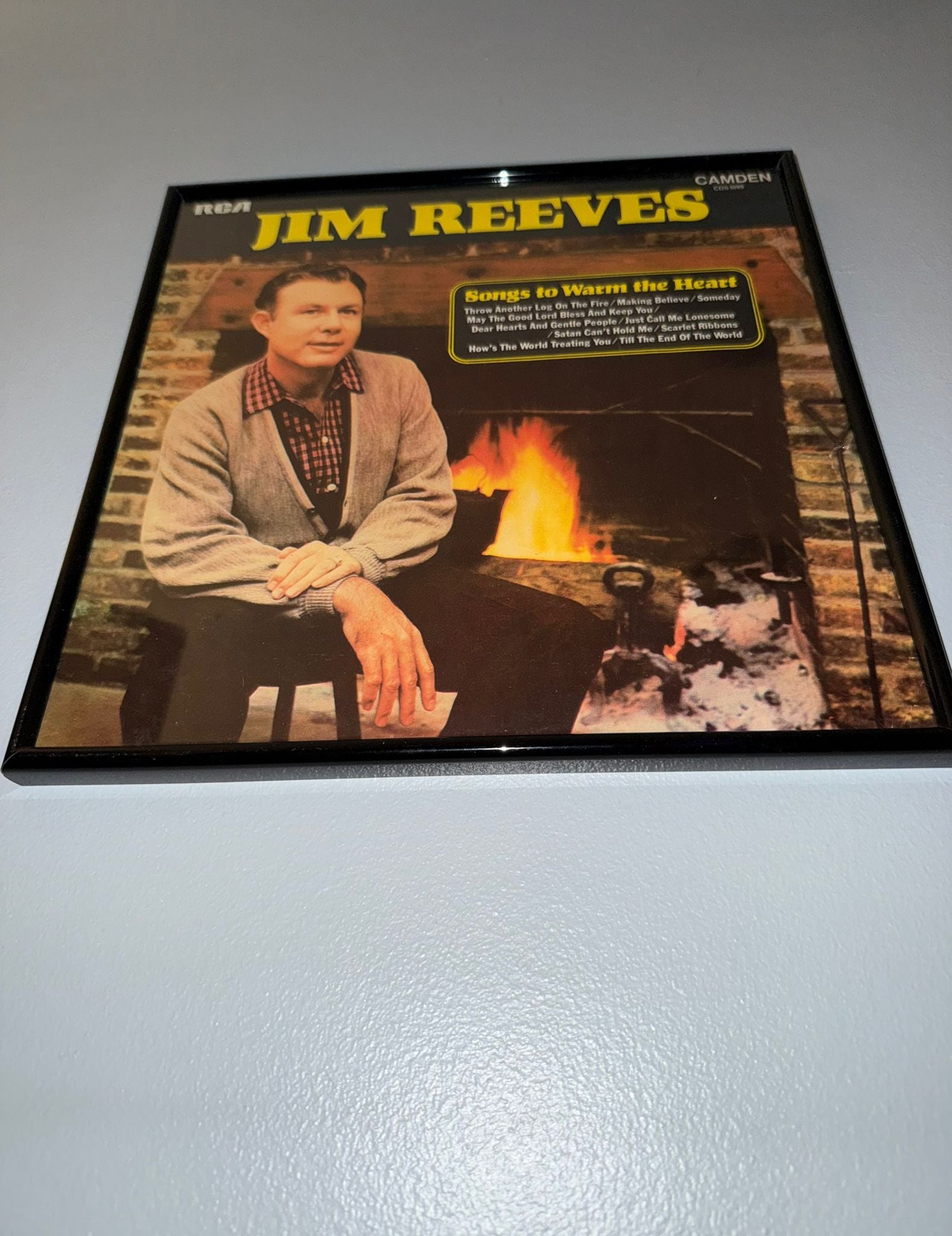 ‘Jim Reeves’ Original Record Sleeve Framed