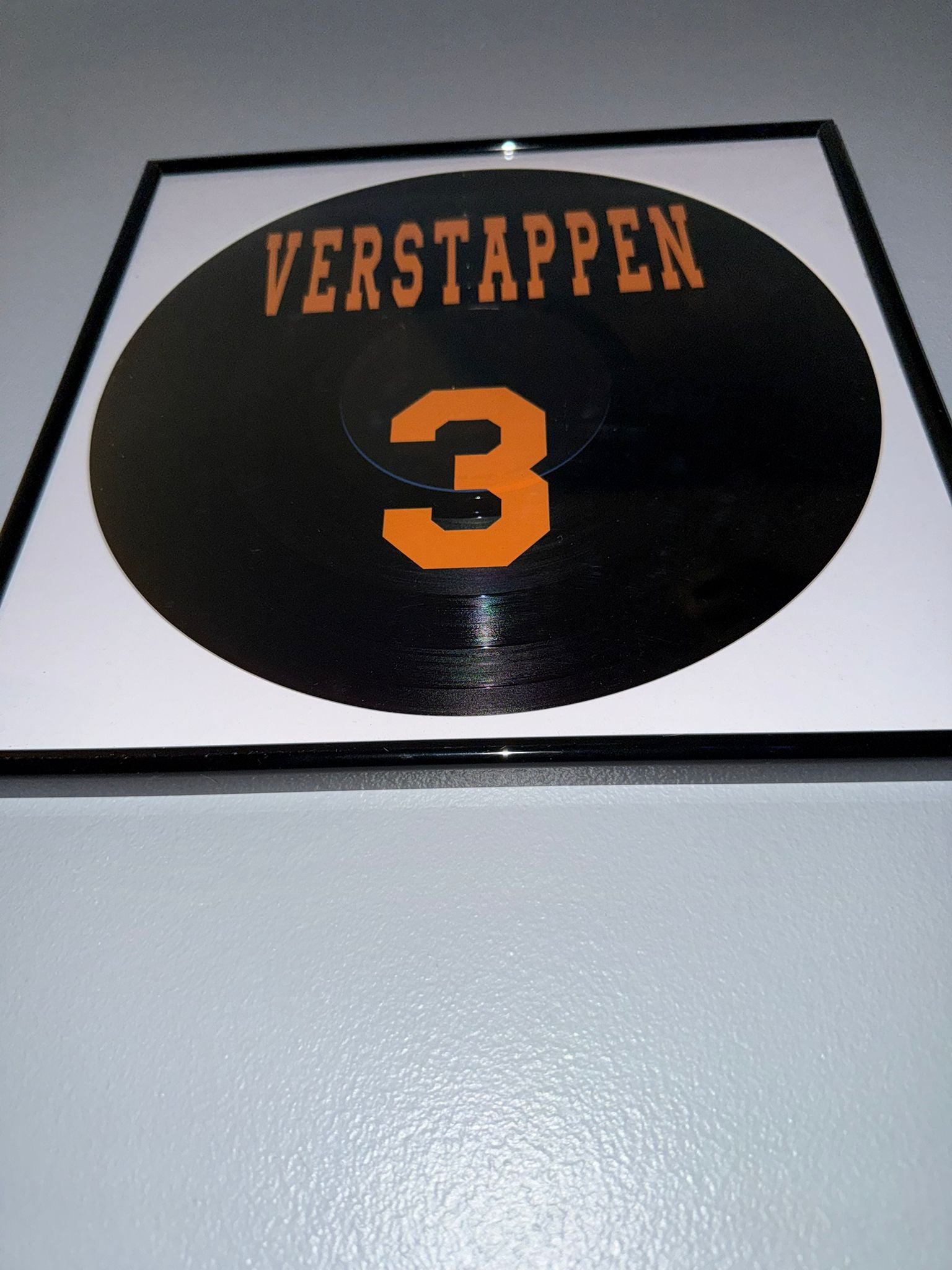 79) Max Verstappen Framed Vinyl Art 12”