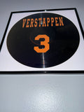 81) Max Verstappen Framed Vinyl Art 12”