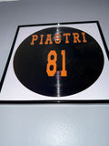 83) Oscar Piastri Framed Vinyl Art 12”