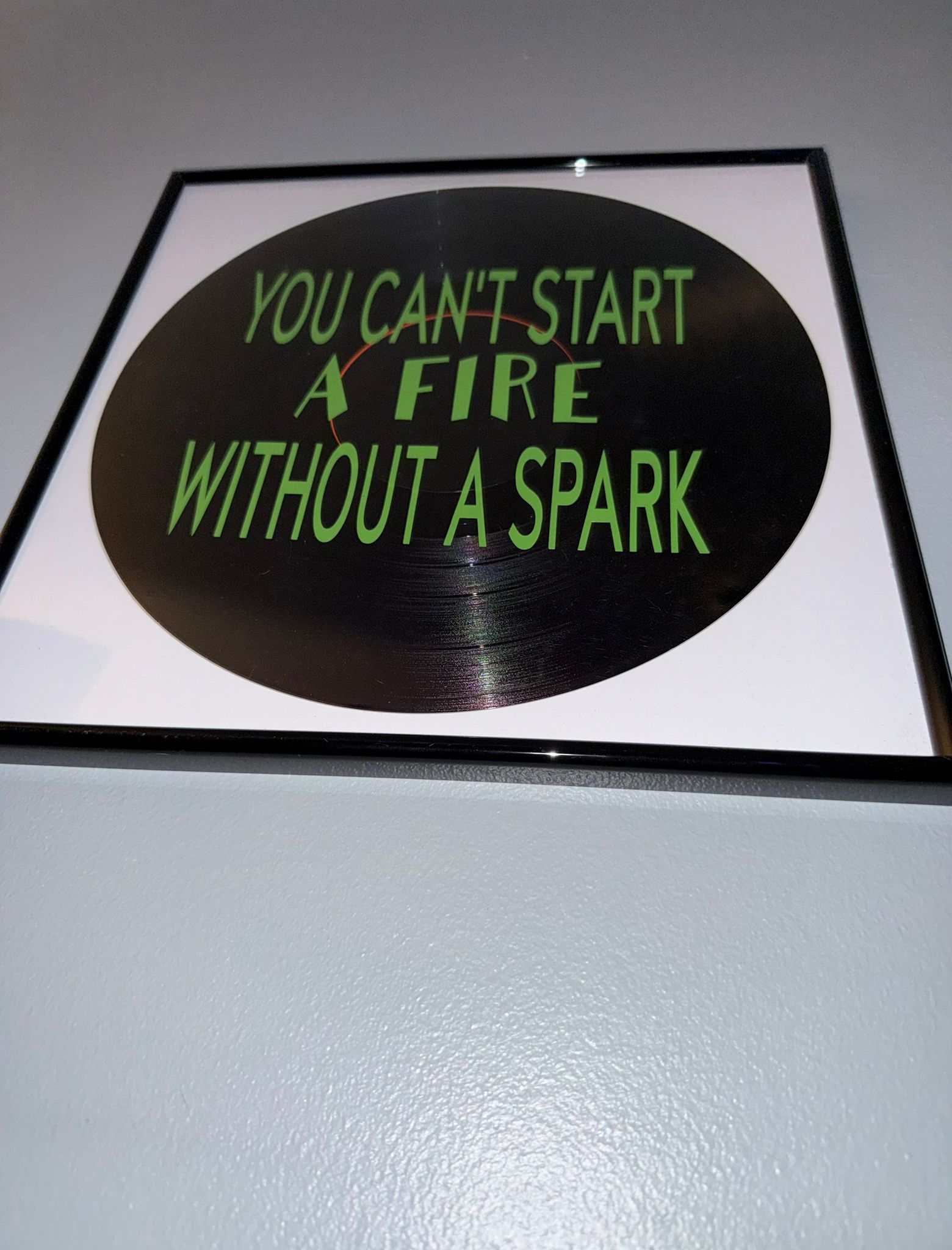 95) Bruce Springsteen Framed Vinyl Art 12”