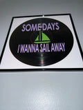 97) Sonny Fodera Framed Vinyl Art 12”