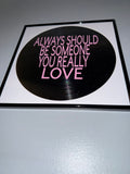 101) Blur Framed Vinyl Art 12”
