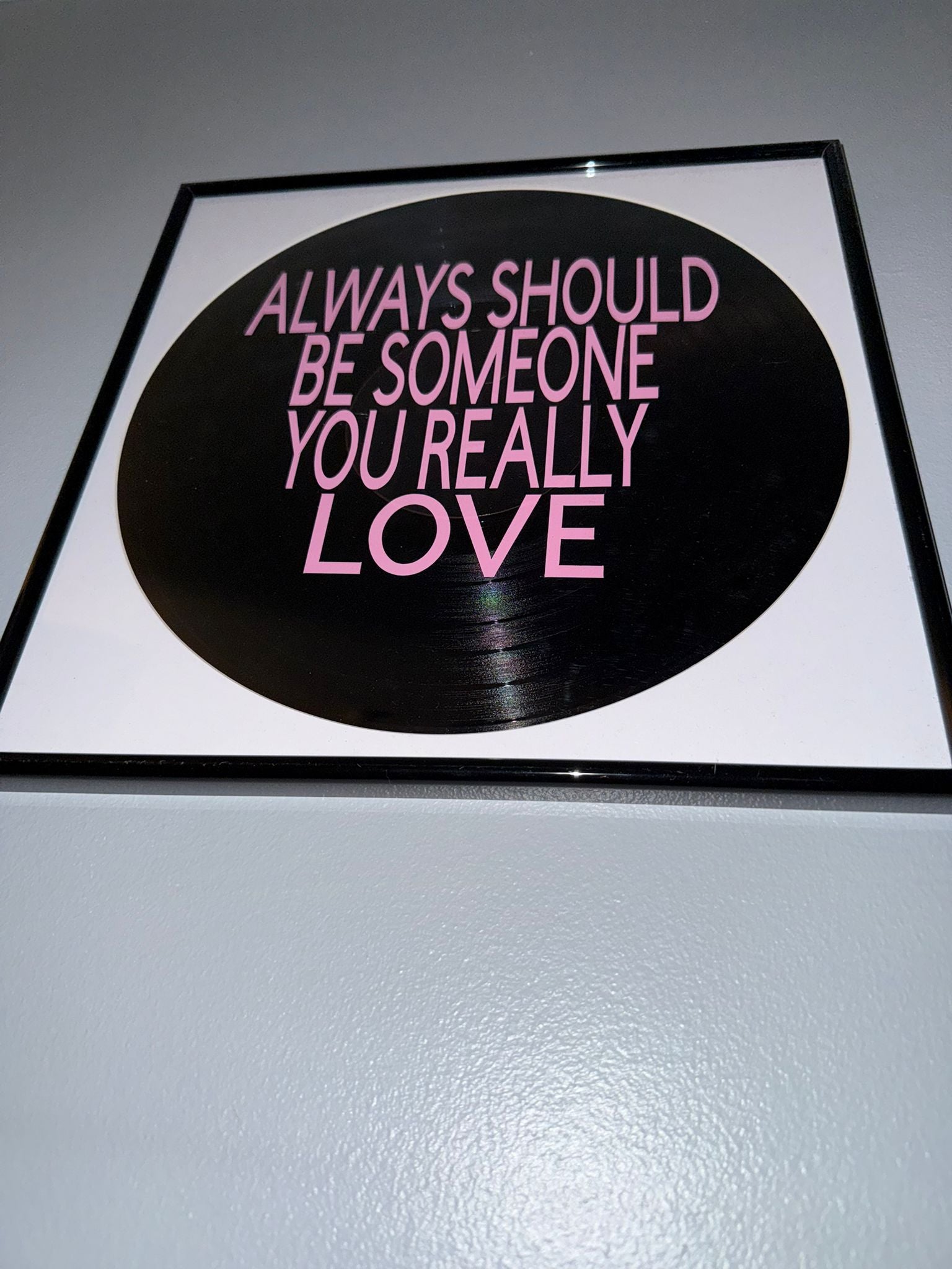 101) Blur Framed Vinyl Art 12”
