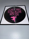 103) Justin Timberlake Framed Vinyl Art 12”