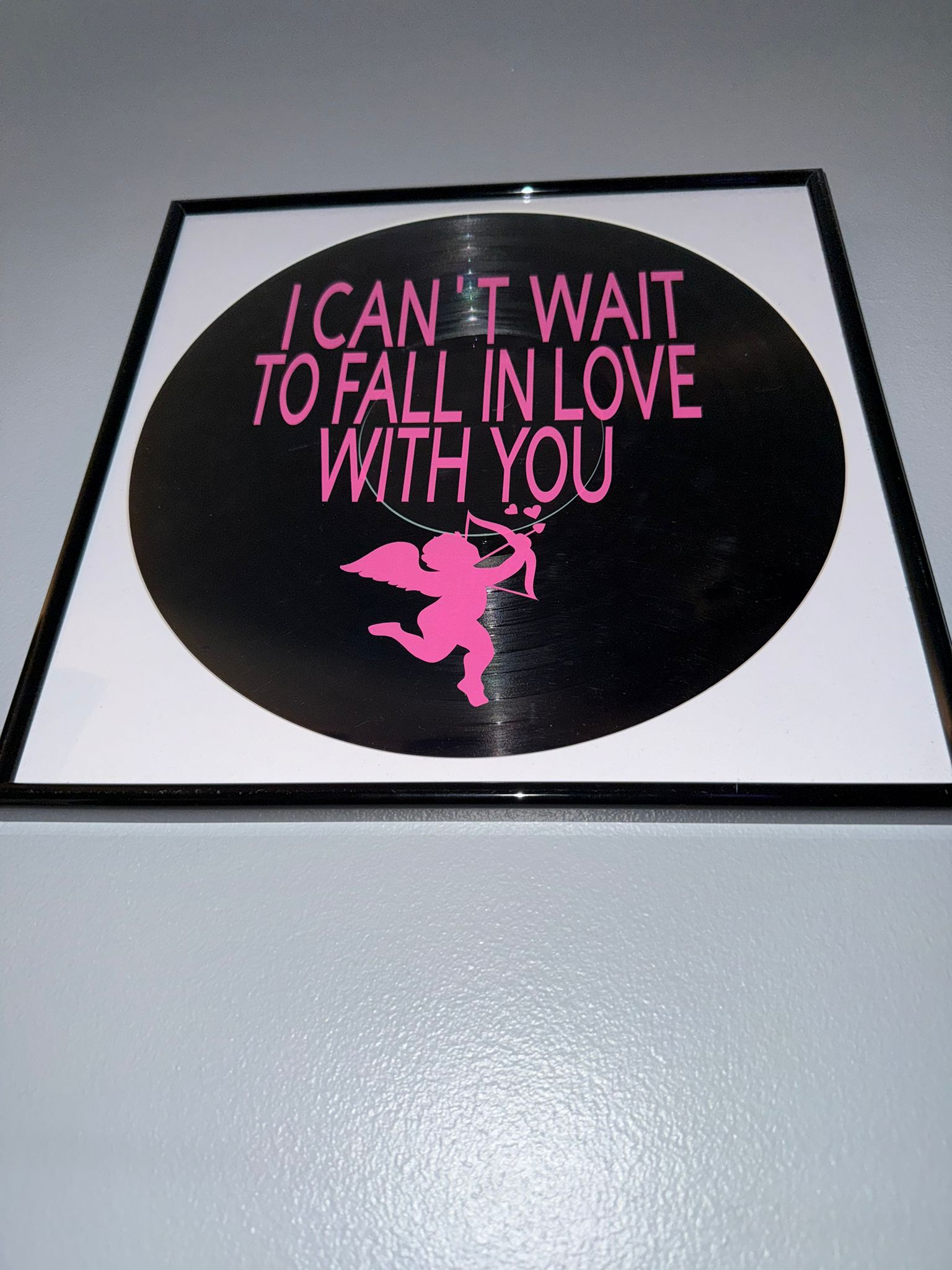 103) Justin Timberlake Framed Vinyl Art 12”