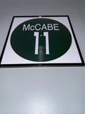 104) Katie McCabe Framed Vinyl Art 12”