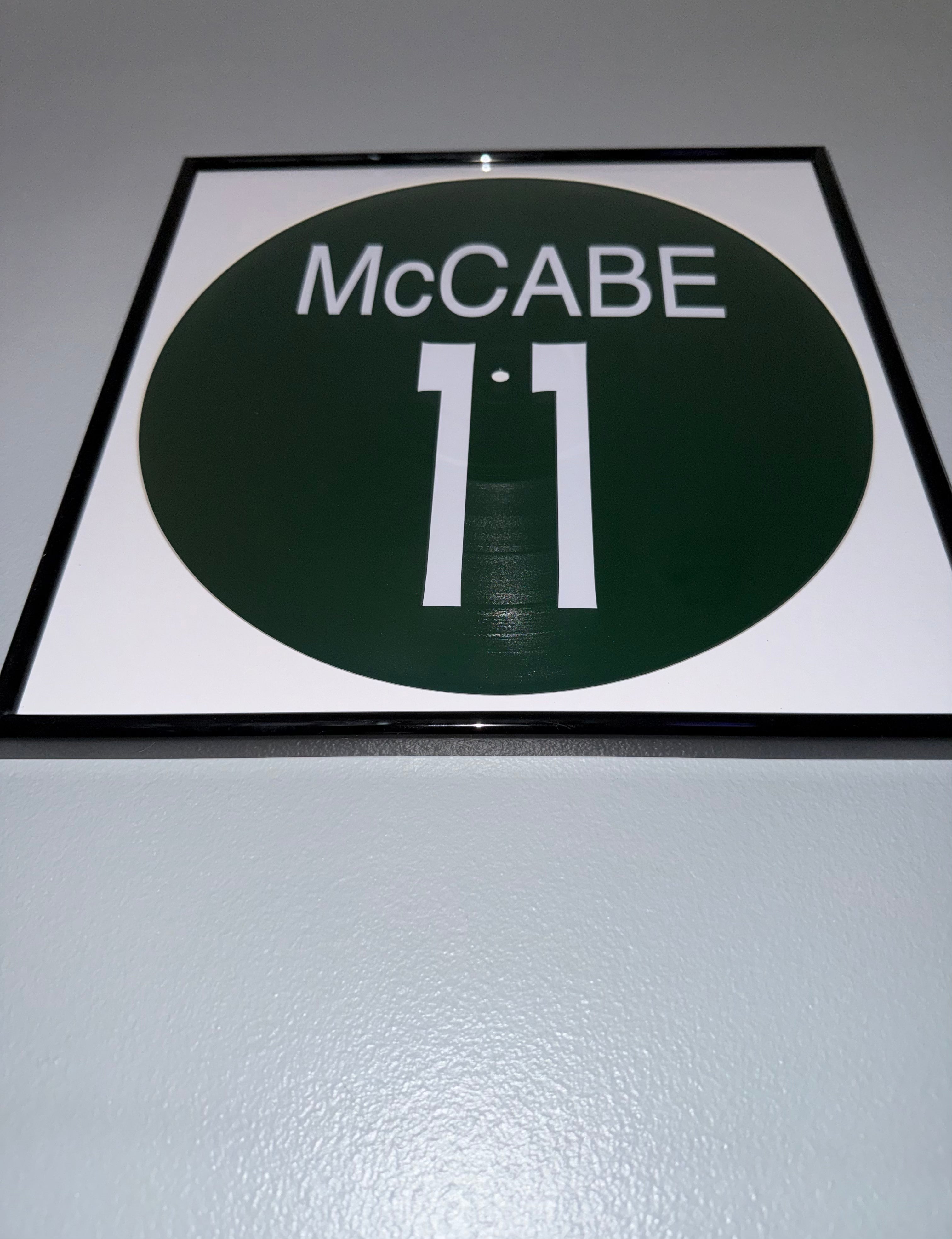 105) Katie McCabe Framed Vinyl Art 12”