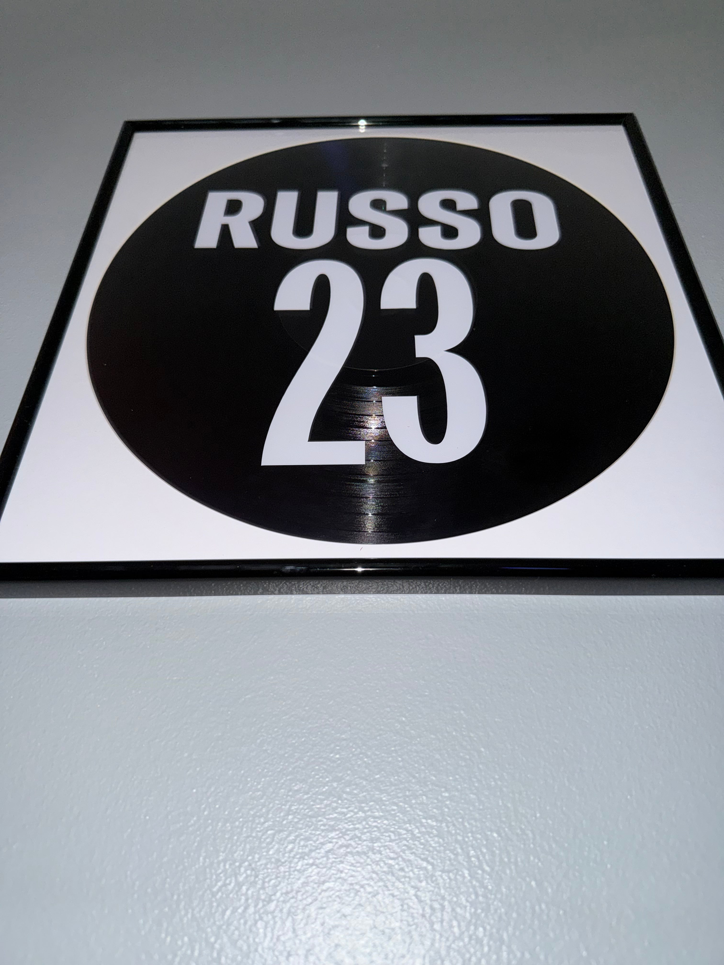 107) Alessia Russo Framed Vinyl Art 12”