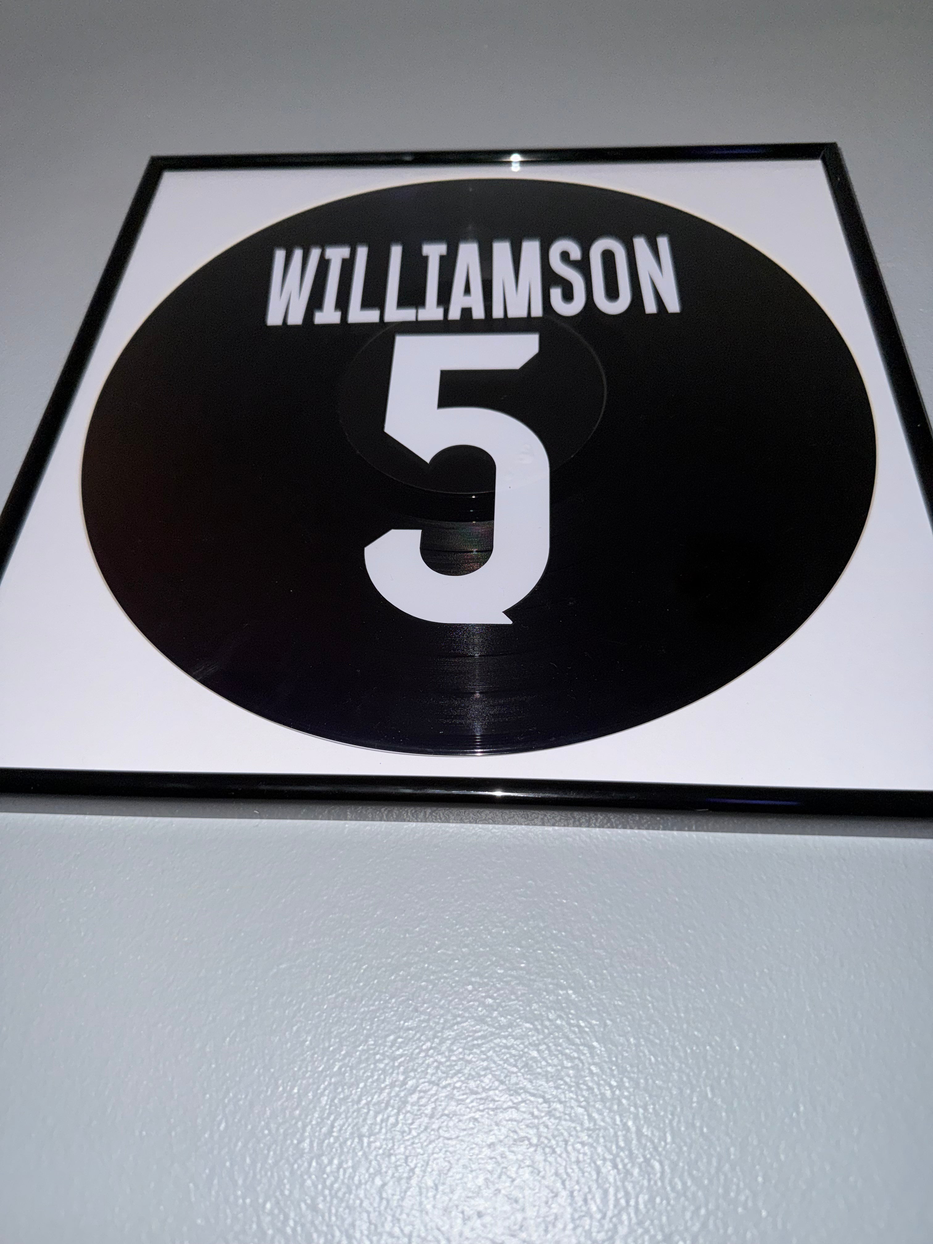 108) Leah Williamson Framed Vinyl Art 12”