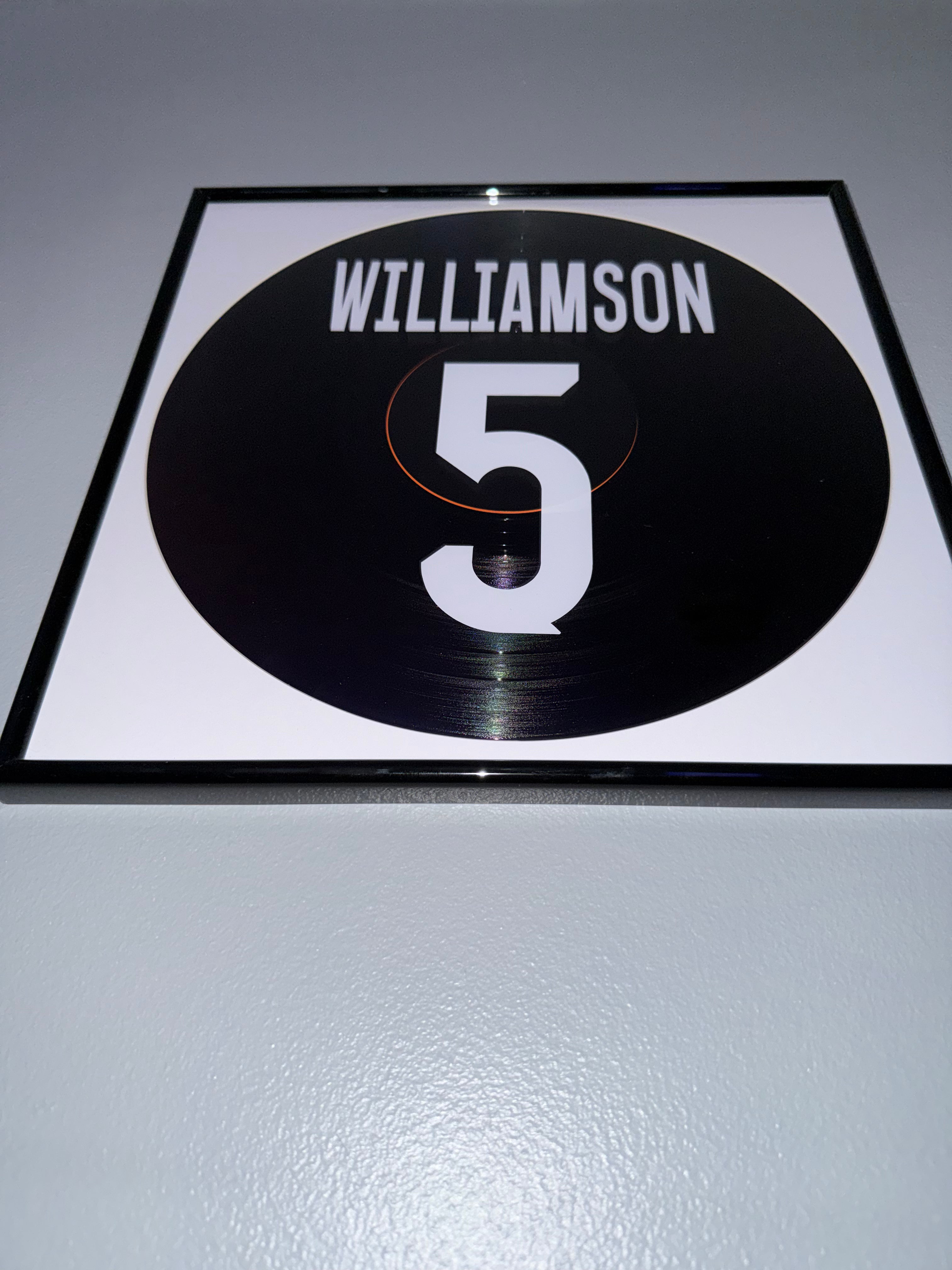 109) Leah Williamson Framed Vinyl Art 12”