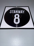 110) Georgia Stanway Framed Vinyl Art 12”