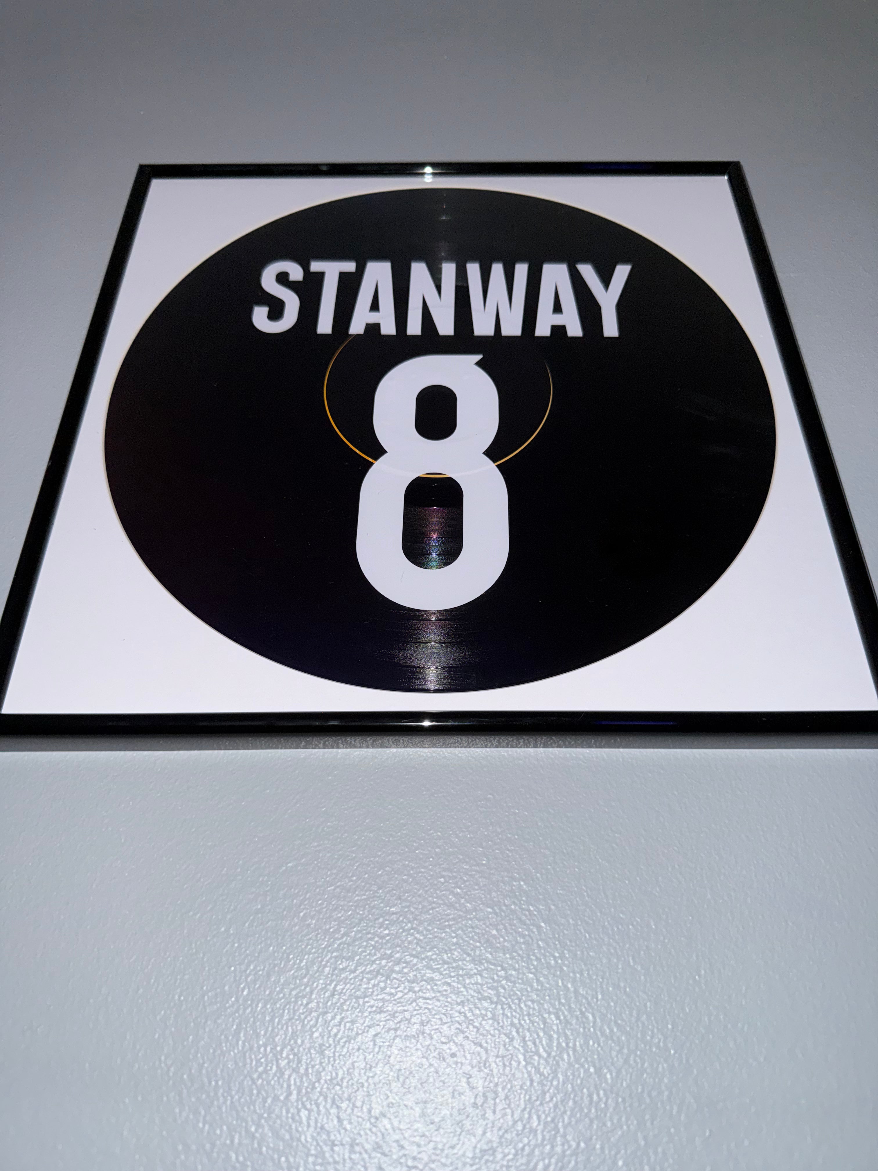 110) Georgia Stanway Framed Vinyl Art 12”