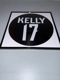 113) Chloe Kelly Framed Vinyl Art 12”