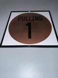 114) Abbi Pulling Framed Vinyl Art 12”