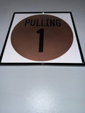 115) Abbi Pulling Framed Vinyl Art 12”