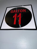121) Leah Galton Framed Vinyl Art 12”