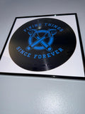 134) Fixing Things Framed Vinyl Art 12”