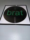 137) Brat Framed Vinyl Art 12”