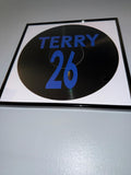 141) John Terry Framed Vinyl Art 12”