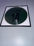 143) Fernando Alonso Framed Vinyl Art 12”