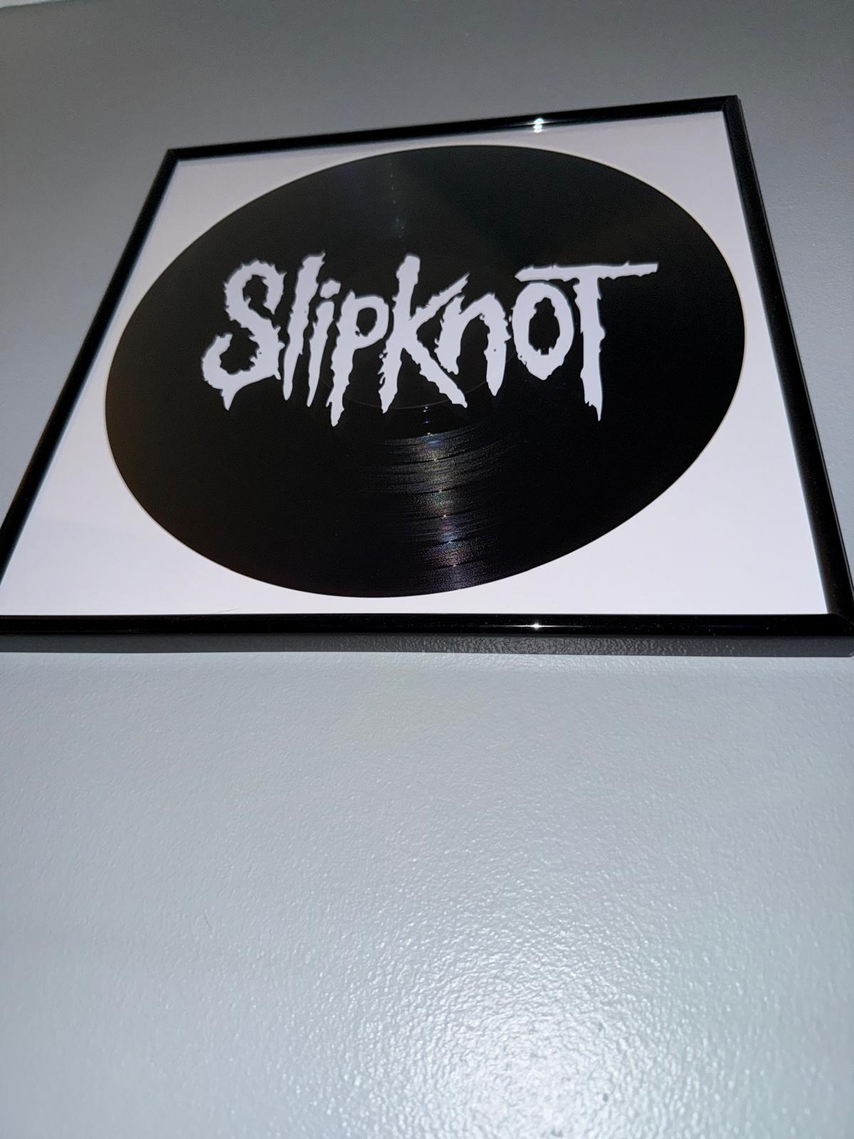 148) Slipknot Framed Vinyl Art 12”