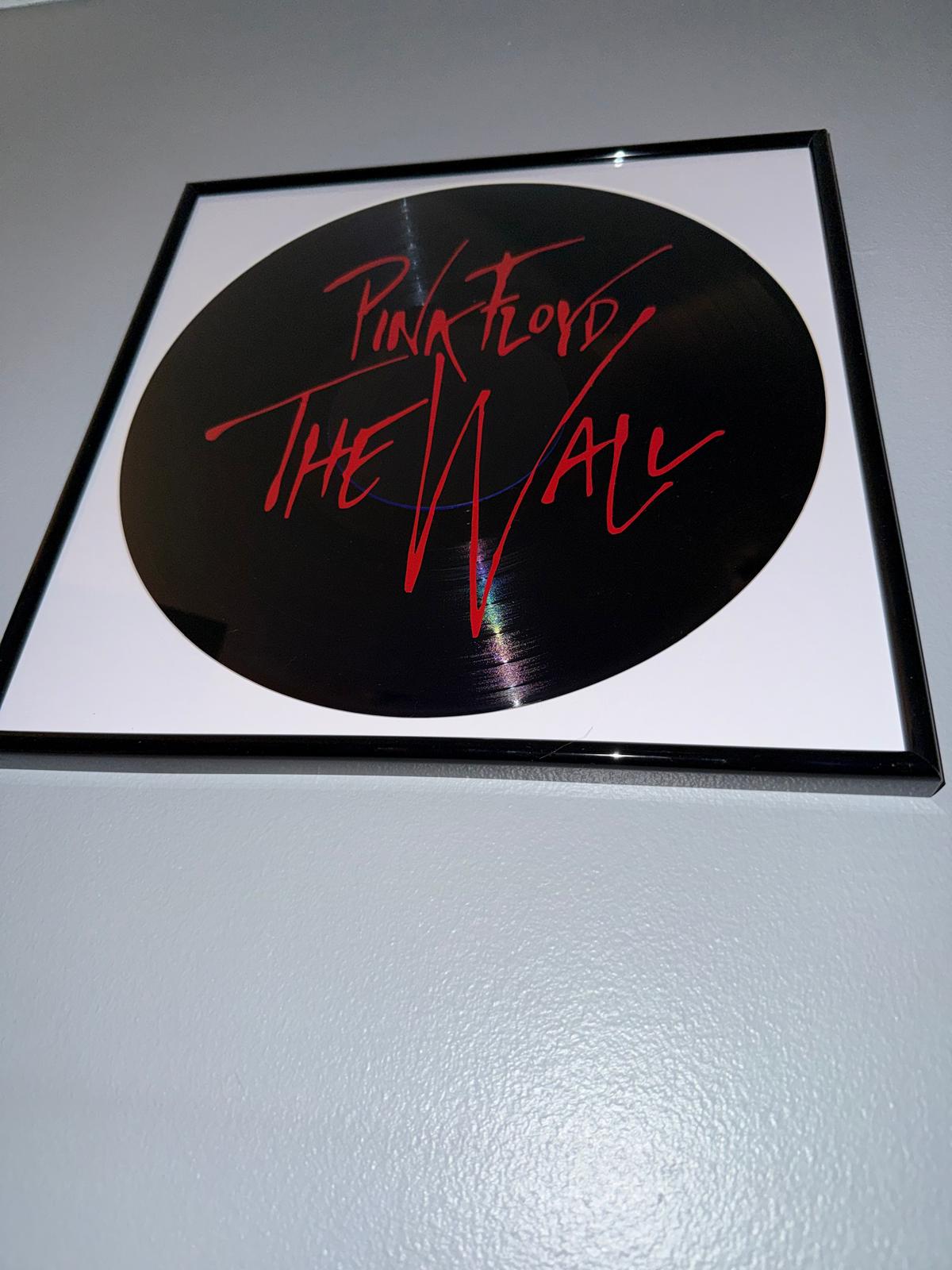 151) Pink Floyd Framed Vinyl Art 12”