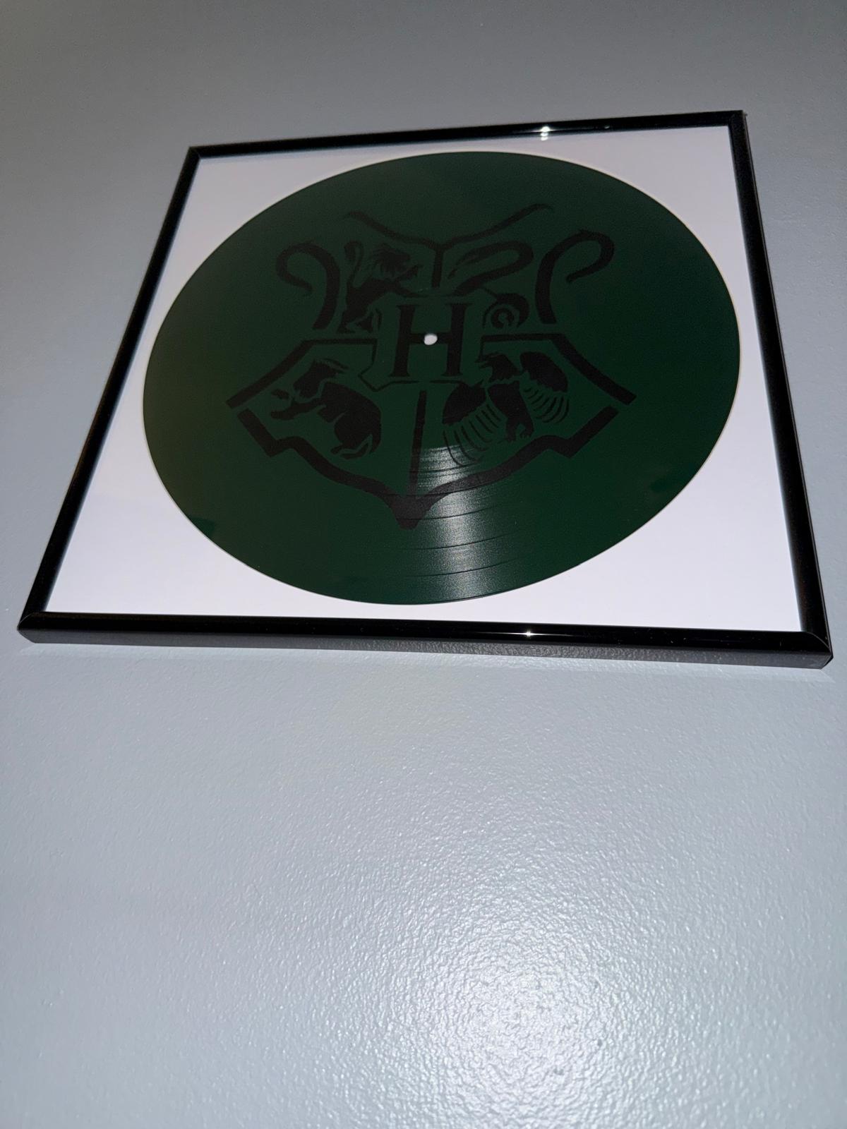 154) Hogwarts Framed Vinyl Art 12”
