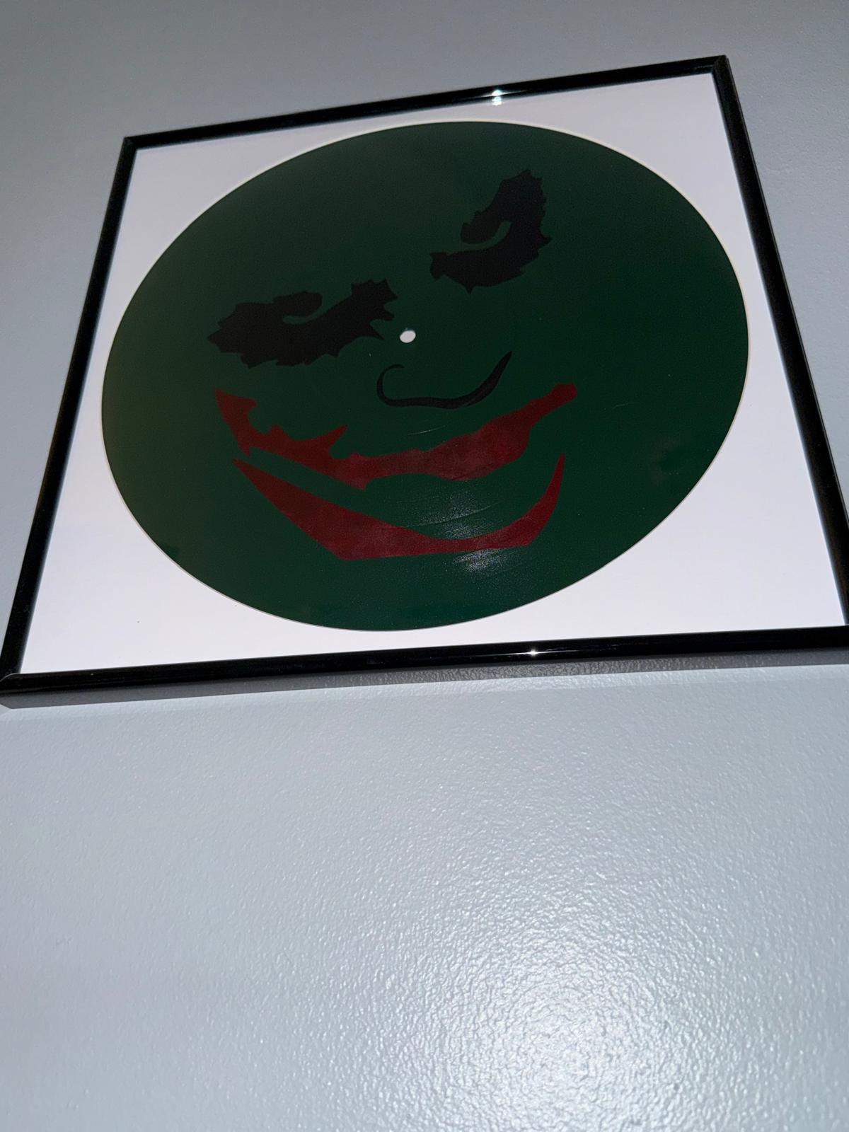 155) Joker Framed Vinyl Art 12”