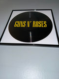 157) Guns N Roses Framed Vinyl Art 12”