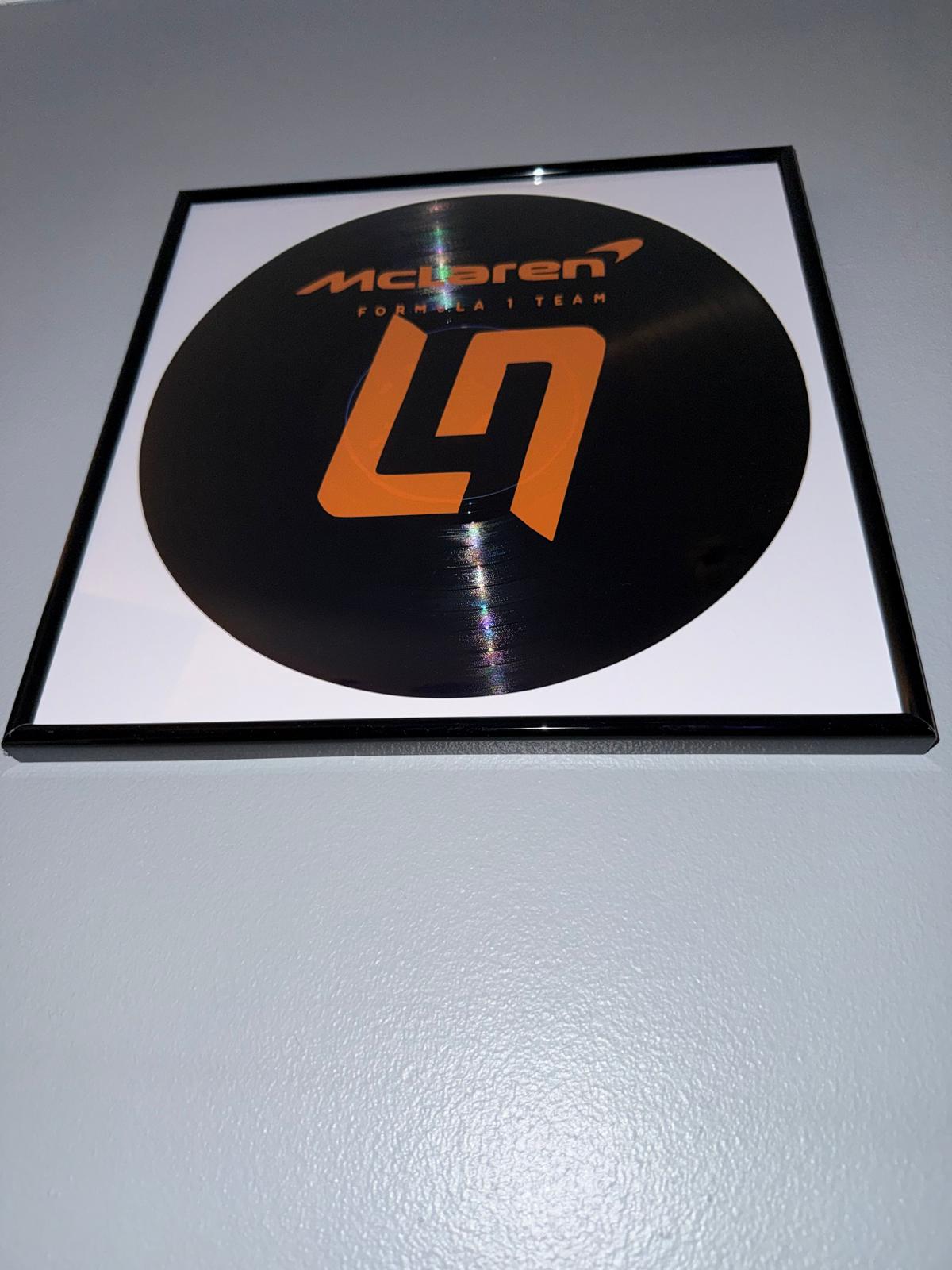 169) Lando Norris Framed Vinyl Art 12”