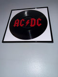 176) AC/DC Framed Vinyl Art 12”