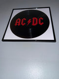 177) AC/DC Framed Vinyl Art 12”